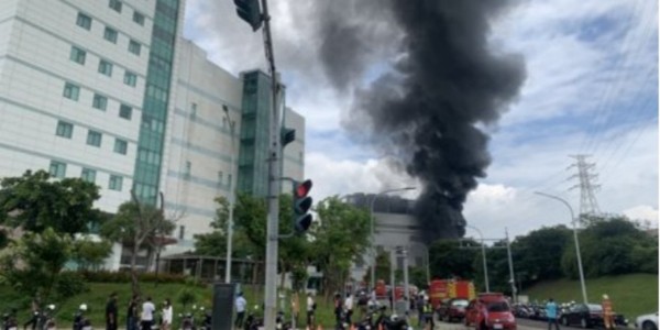 臺灣竹科園區火災跳電